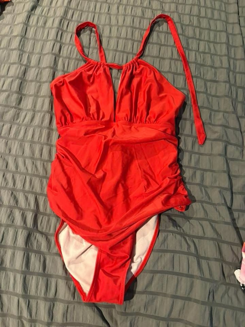 Red One-Piece Swimsuit